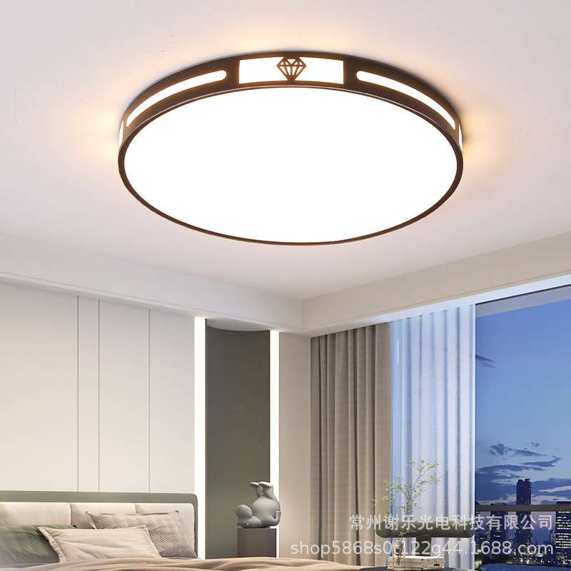 新款智能语音led吸顶灯长方形客厅灯简约房间灯新中式卧室灯