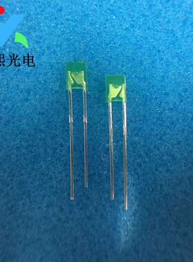 234短脚绿发普绿led灯珠发光二极管 234黄绿色灯珠 绿灯