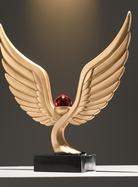 办公室摆件雄鹰大鹏展翅膀摆件高端大气客厅玄关酒柜装饰大展宏图