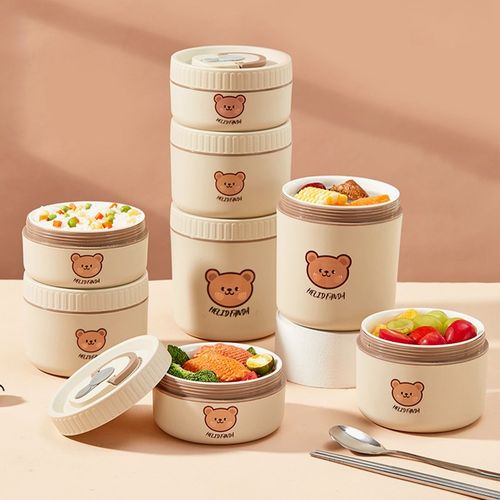 MOLA.Eclosion.饭盒陶瓷保鲜碗礼品套装便携外带密封饭盒丨羽化