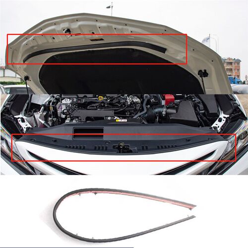 适用18 19 20 21 22w款凯美瑞前保险杠中网胶条机盖密封前杠上胶