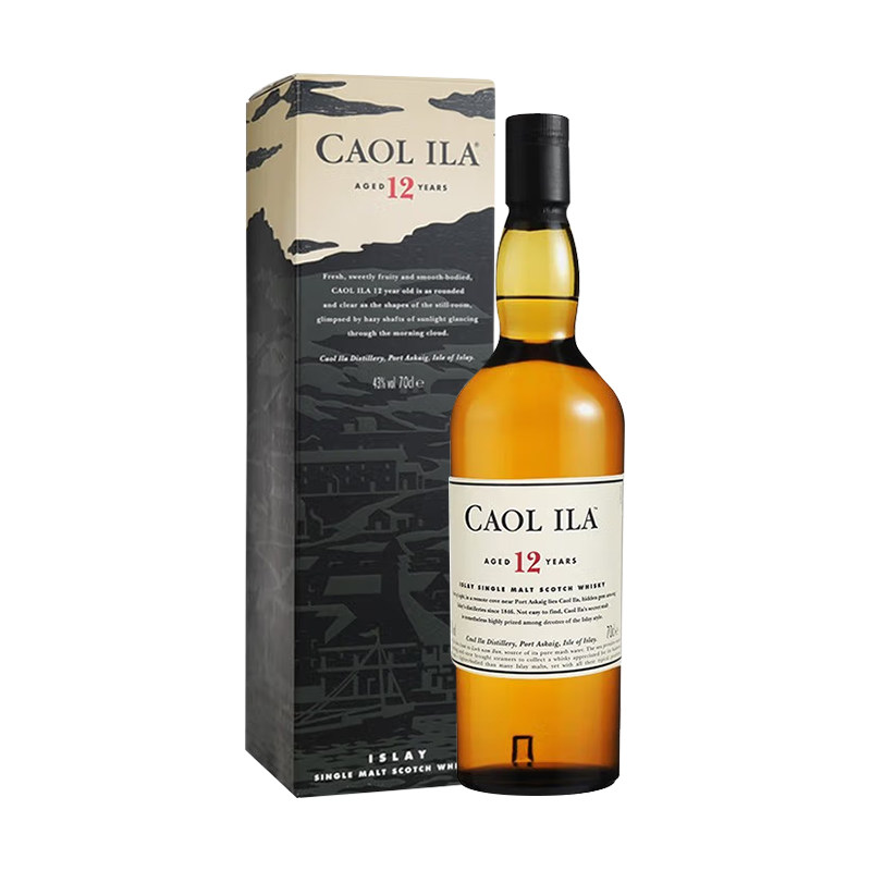 Caolila/卡尔里拉12年700ML 单一麦芽苏格兰威士忌海进口烟熏洋酒