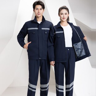 纯棉工作服电焊工防烫阻燃服钢铁厂炼钢加厚隔热耐高温劳保服套装