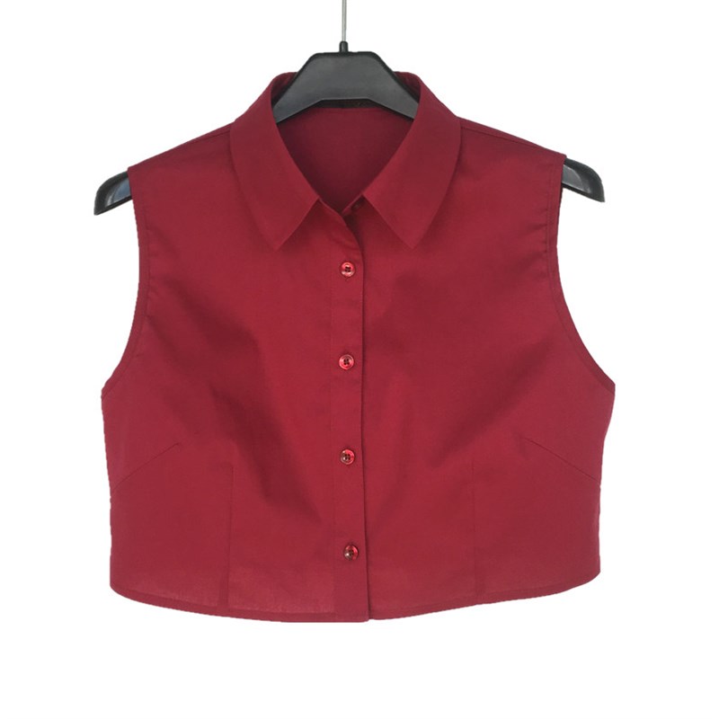 春秋冬季假领子女大码百搭假领多功能纯棉方角打底装饰衬衫假衣领