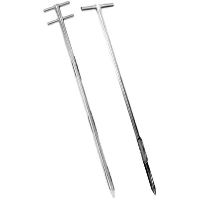 不锈钢取样器玉米棒子玉米篓子锯齿状探子双管手动扦样