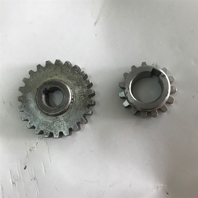 农用车配件常发单缸水冷柴油机CF176起动齿轮启动主动 从动齿轮