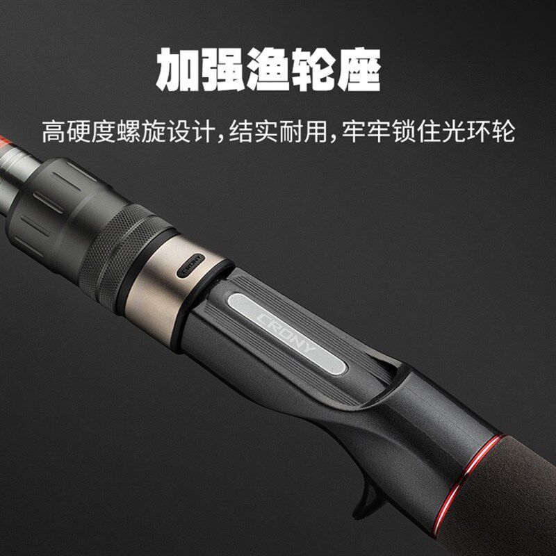 科尼 捍土 雷强竿打黑专用路亚竿超硬轻雷远投直柄枪柄黑鱼锚鱼杆