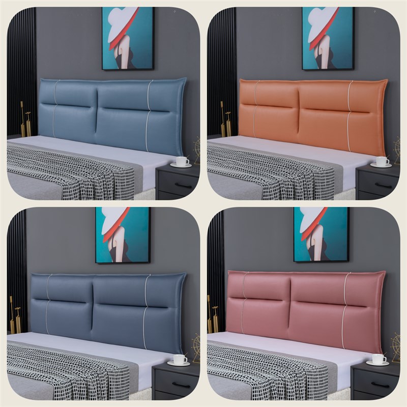 新款科技布床头靠垫软包罩榻榻米有无床头可用海绵靠背可拆洗定制