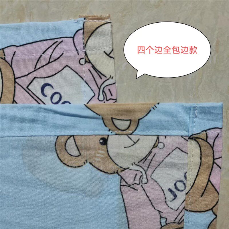 夏季薄款人造棉床单学生宿舍床单儿童床单单层盖被单人床棉绸床单