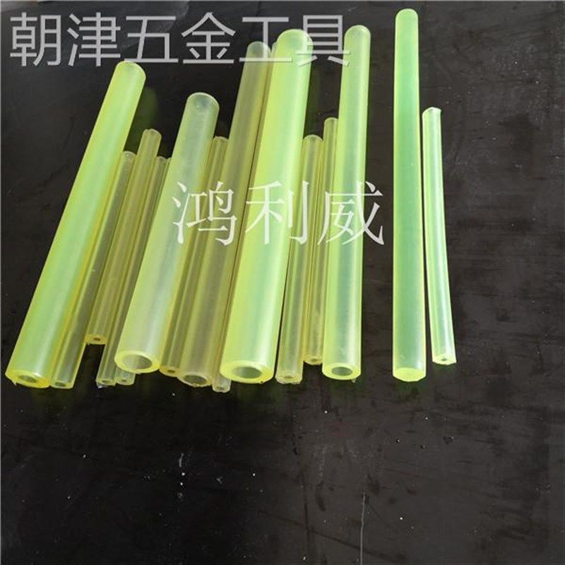 优力胶空心棒减震缓冲聚氨酯空心棒管牛筋pu管弹簧胶橡胶棒保护套