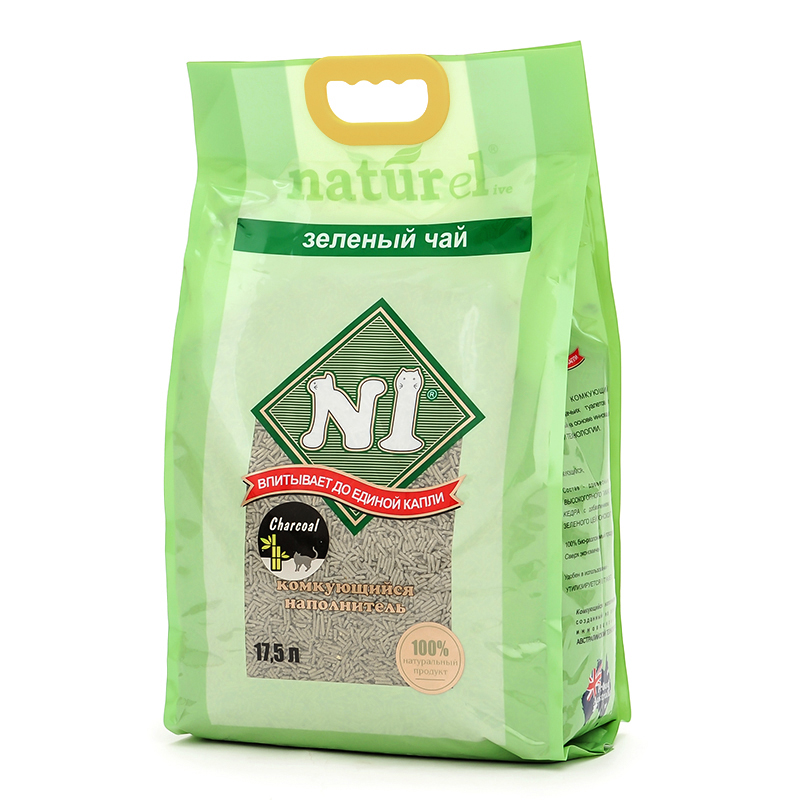 N1豆腐猫砂3包除臭无尘绿茶活性炭玉米猫沙约20公斤猫咪厕所用品