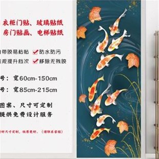 门贴纸木门翻新自粘整张壁纸旧门卧室入户门改造翻TW新贴纸桌面衣