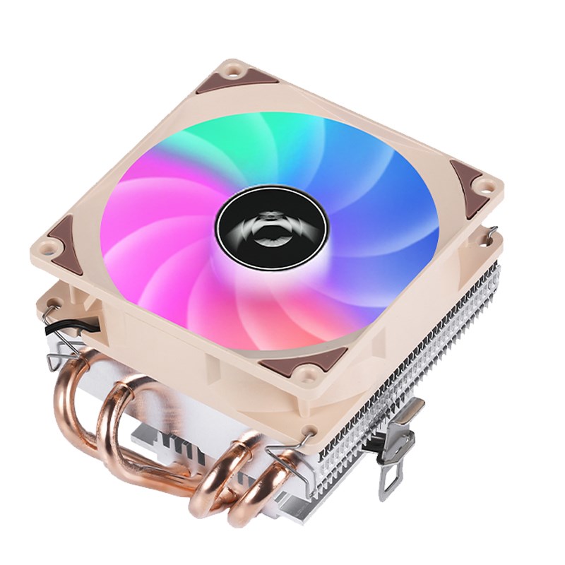 x79主板4热管电脑cpu风扇2011针下压式散热器4pin温控台式x99风冷