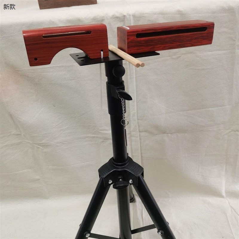 专业木鱼角鱼红木高低音梆子梆鼓加粗架子打击乐器大全敲打中老年