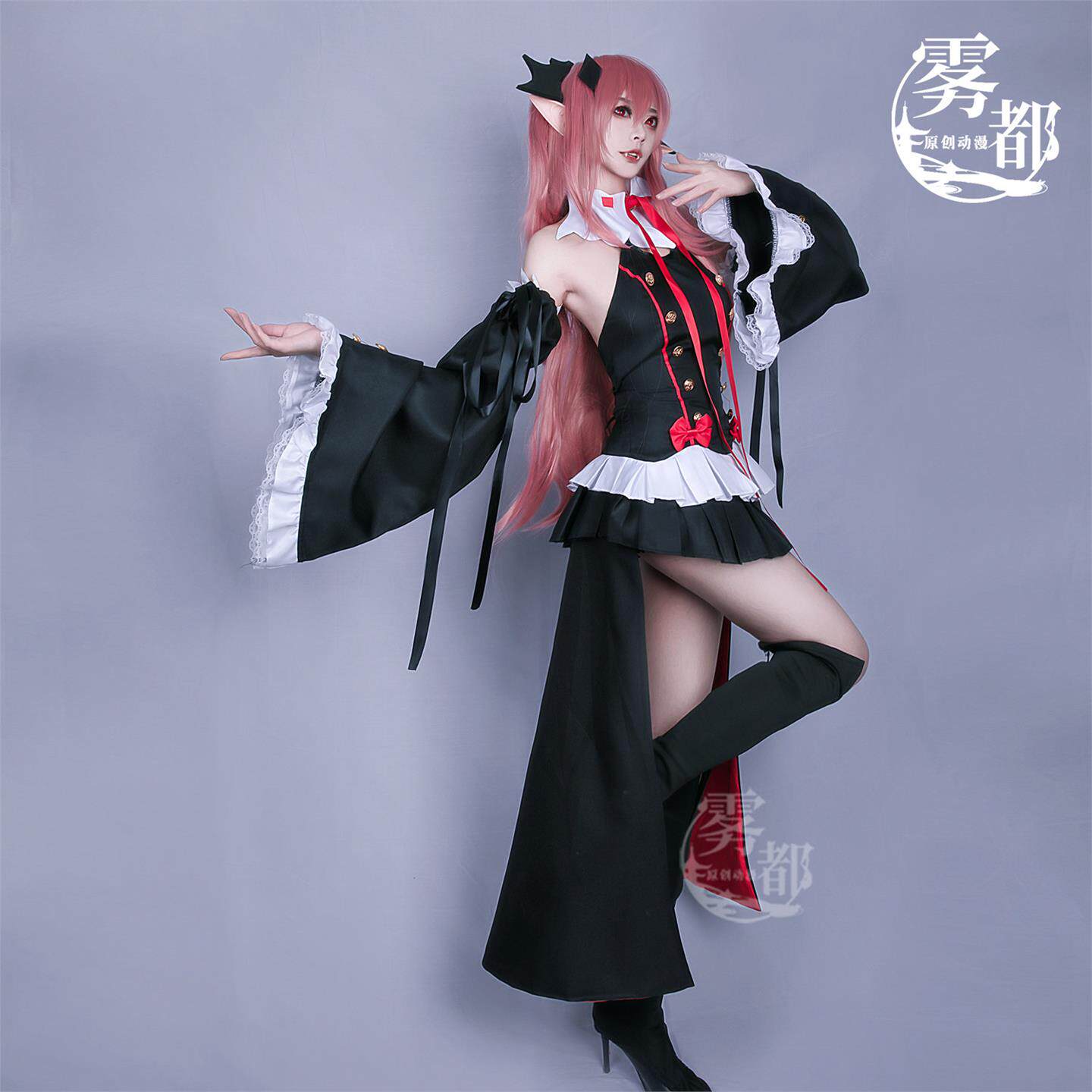 动漫终结的炽天使克鲁鲁费娘米迦 cosplay服万圣节吸血鬼套装