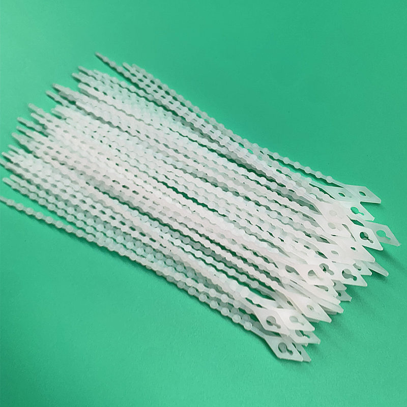 可松式绑绳捆扎绳扎带卡扣锁扣塑料尼龙珠形扎带重复使用3*180