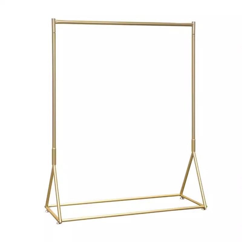 晾衣架落地折叠阳台晒衣架家用置地卧室网红挂衣架商用服装展示架