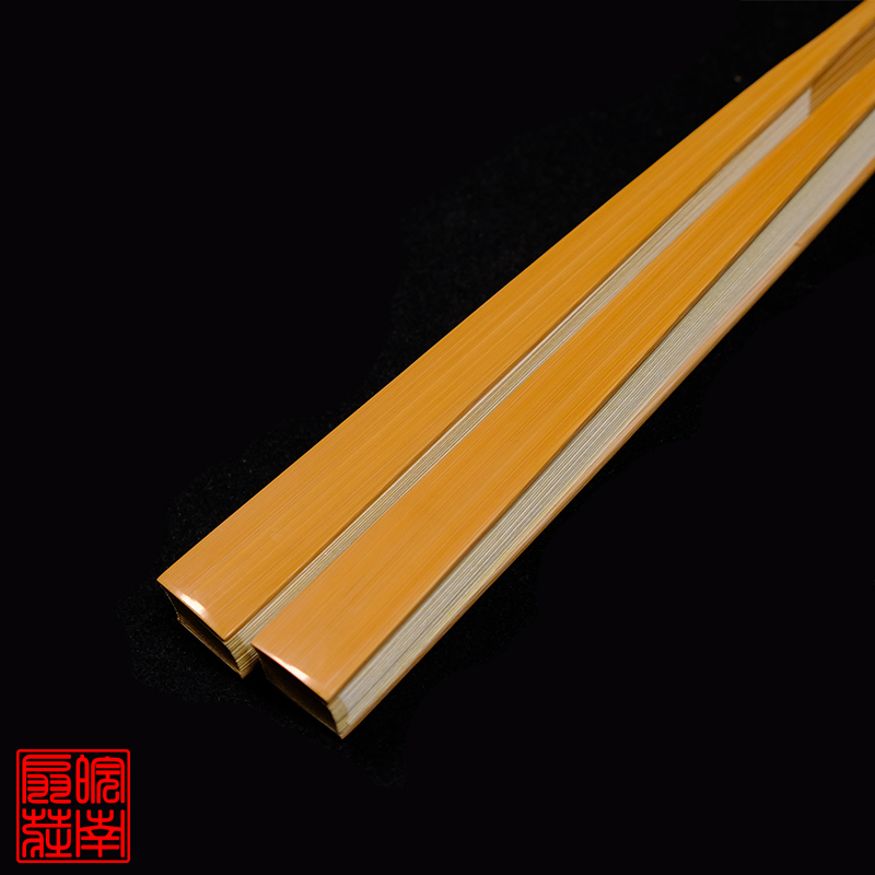 王伟制9.5寸16方水磨玉竹鱼燕尾折扇苏工中国风扇子手工文玩扇骨