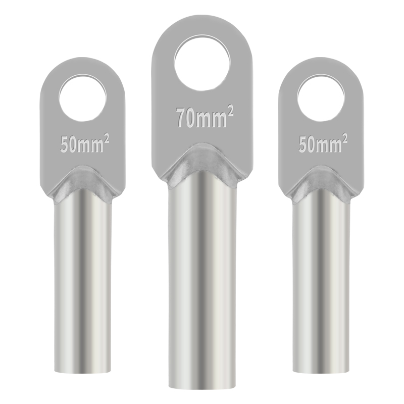 DT铜鼻子镀锡16/25/35/70/95/120/185/240/300平方接线端子铜线耳