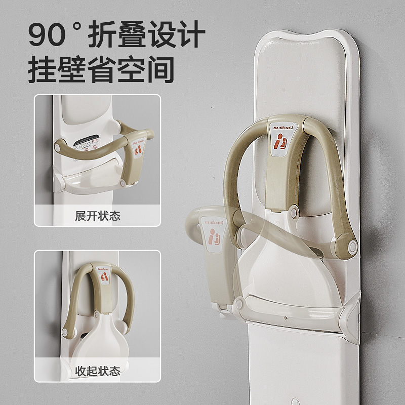 婴儿护理台折叠公共第三卫生间厕所儿童折叠坐椅母婴浴室壁挂座椅