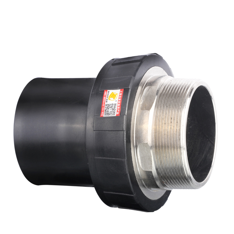 对接PE外丝直接75 90钢塑转换110给水PE水管自来水管PE管接头配件