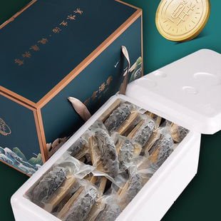 即食海参保鲜箱鲍鱼生蚝名贵礼品通用保温箱送礼礼品盒冷藏泡沫箱