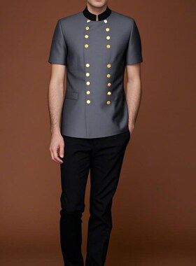 夏季车童服酒店前台迎宾服形象岗制Z服门童服装