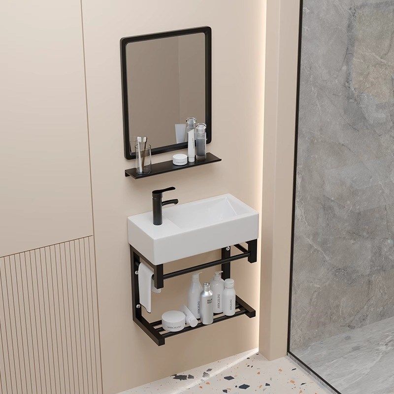 小户型小尺寸洗手盆洗手池超窄角落挂墙式洗脸盆壁挂小型迷你窄边