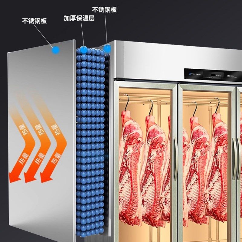 牛羊肉挂肉柜商用立式冷藏展示柜熟成柜单双门鲜肉排酸冰柜保鲜柜