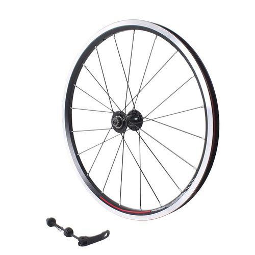 20寸小轮径自行车轮组前74mm轮毂折叠车406培林快拆变速前后轮组