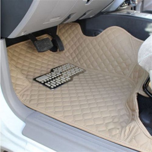 适用13 15 16 19 20款帕杰罗劲畅大包围皮革脚垫汽车改装饰配件品