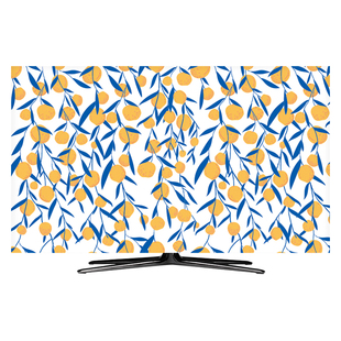 夏日风景新款 液晶电视机防尘罩55寸43布艺75盖布65英寸电脑罩套42