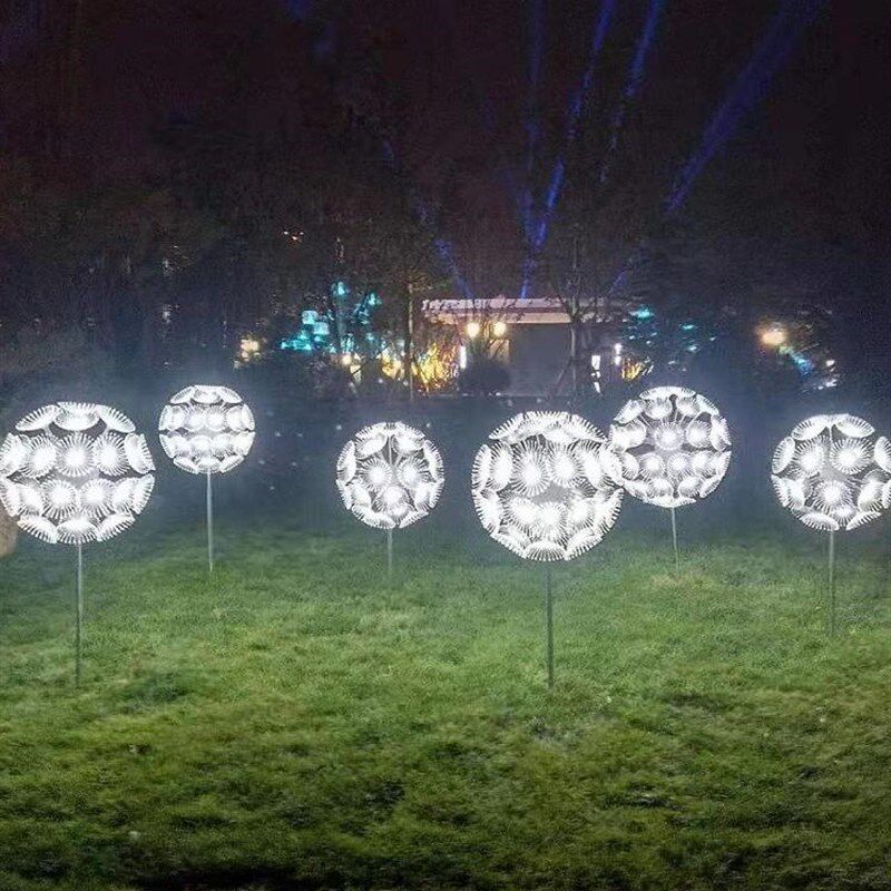 户外发光圆球灯景观亮化充电遥控球形庭院灯园林广场亮化灯景观灯