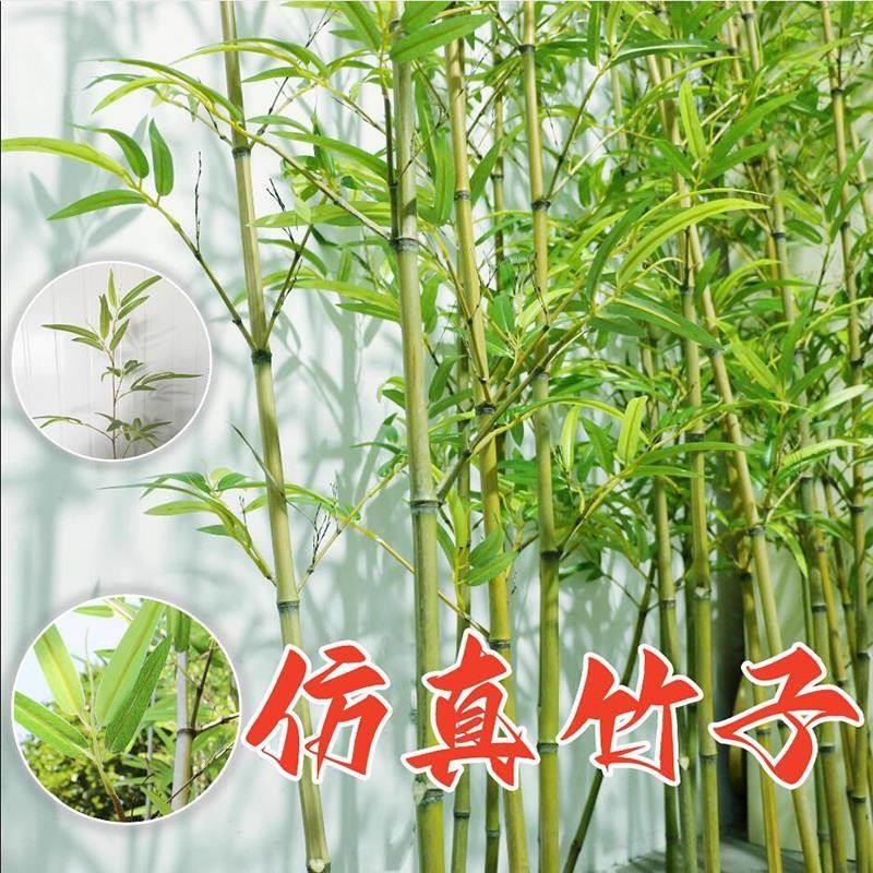 仿真竹子国风造景假竹子植物室内外装饰隔断挡墙仿生中式竹子绿植