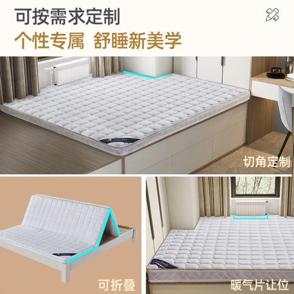 三折床垫折叠床垫家用椰棕榻榻米天然环保棕榈护脊棕榈儿童偏硬垫