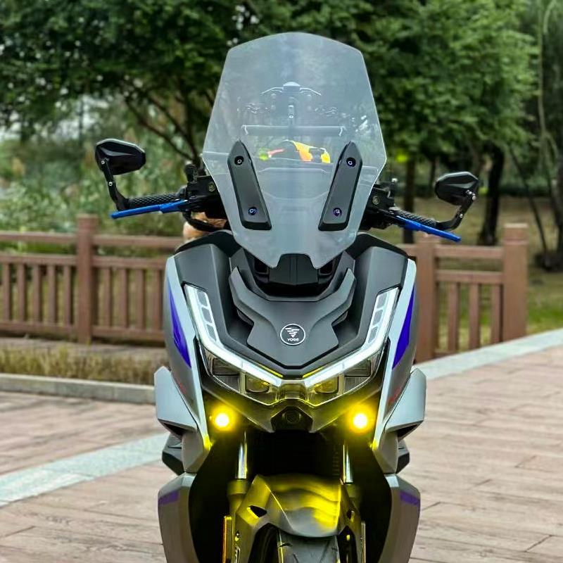 适用无极SR250GT手把镜改装SR150GT后视镜SR4MAX车把反光镜配件