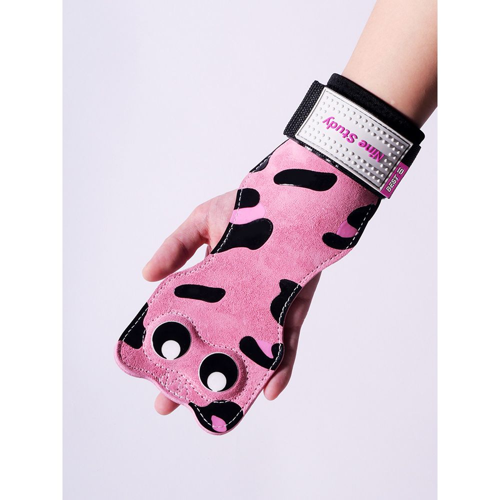 萌猫健身专业硬拉助力带女单杠引体向上握力带男练背器械划船护腕