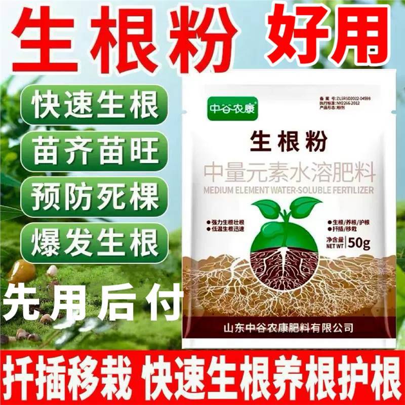 强力快速生根粉植物通用扦插专用果树树木移栽蔬菜花卉生根剂壮苗