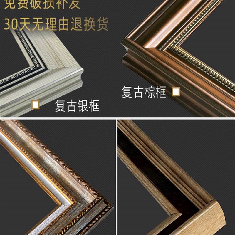 欧式客厅古典装饰画饭厅酒店玄关墙画卧室竖版挂画人物风景仿油画图片