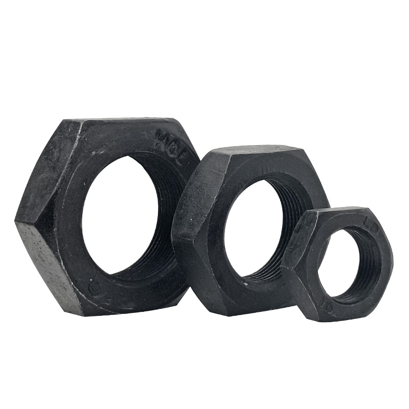 8.8级加硬细牙六角螺丝母细丝薄螺母窄螺帽细扣丝帽 M14--M36X1.5