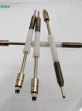 PH-15M7(23L)华荣探针 3.0白色塑钢塑料外弹簧测试针 七针七尖头