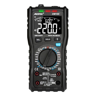 MESTEK迈斯泰克DM100高速识别测试数值多功能型数字防烧万用表