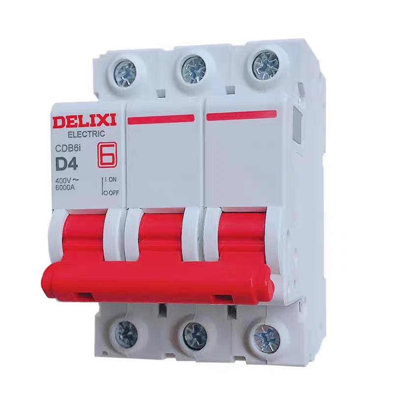 德力西小型断路器空气开关CDB6i 1P 2P 3P 4P D型断路器6A-63A