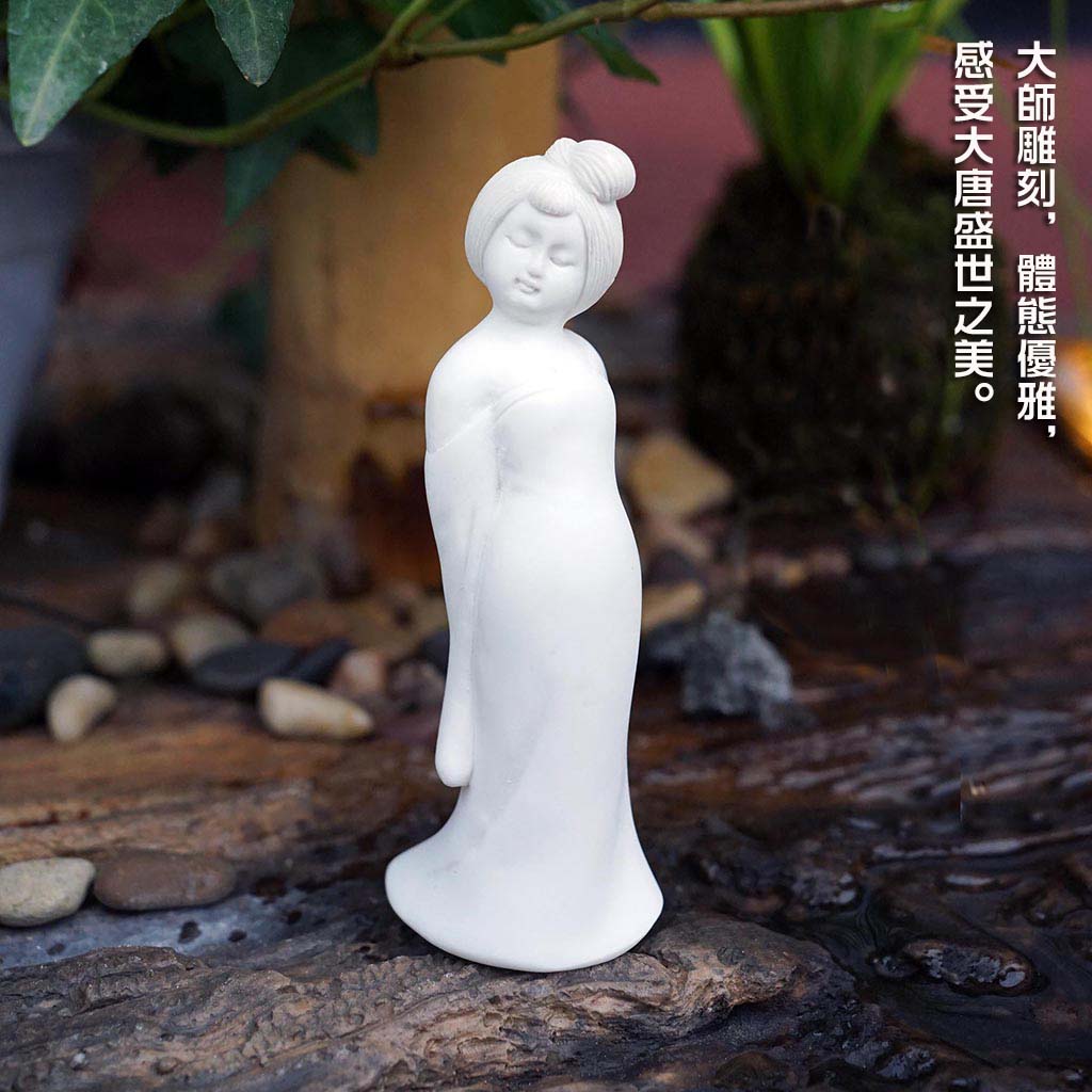 中式仕女摆件家居饰品客厅卧室桌面布置摆设园艺植物盆景装饰国风