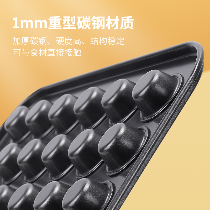 48连迷你小蛋糕模具纸杯马芬杯蛋糕烤盘麦芬模戚风不沾模具烤箱用