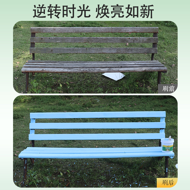 户外漆木器木油室外木防腐花架地板改色漆翻新防水防晒水性油漆