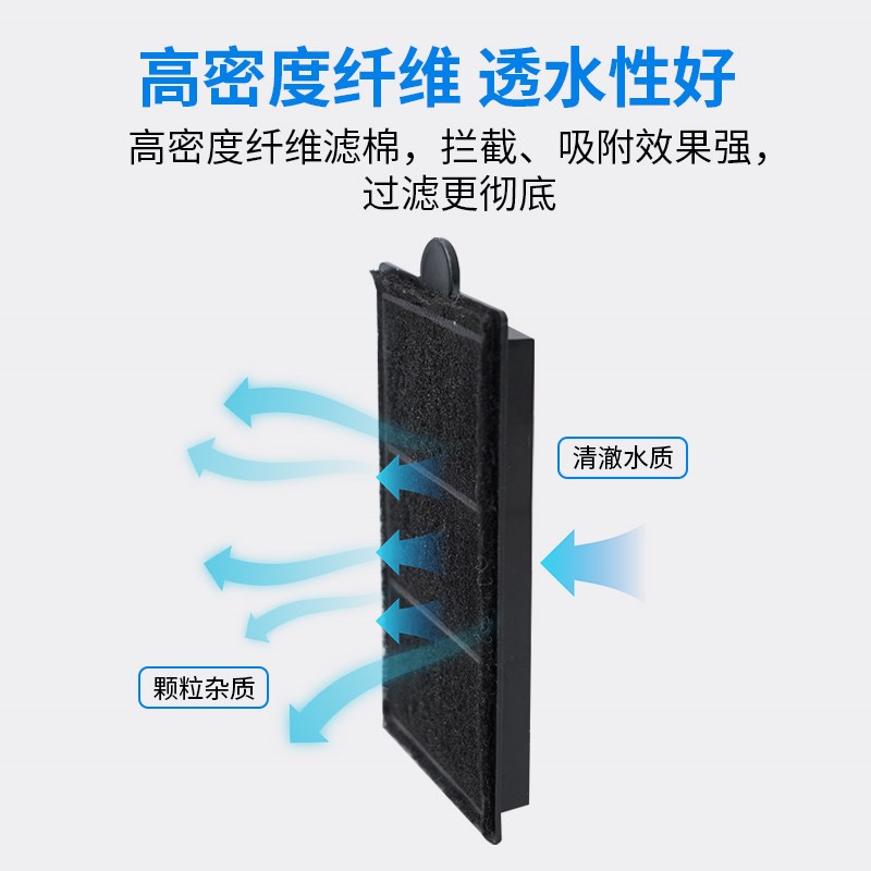 创星过滤器替换滤板带活性炭净水过滤滤芯滤板耐用吸附功能滤板