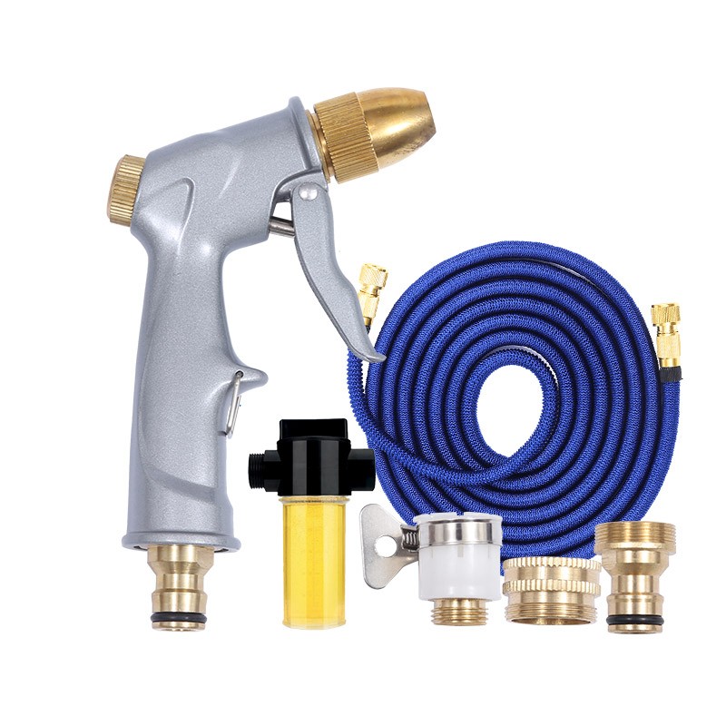 高压洗车水枪家用水抢神器伸缩水管软管汽车浇花喷头泡沫工具套装