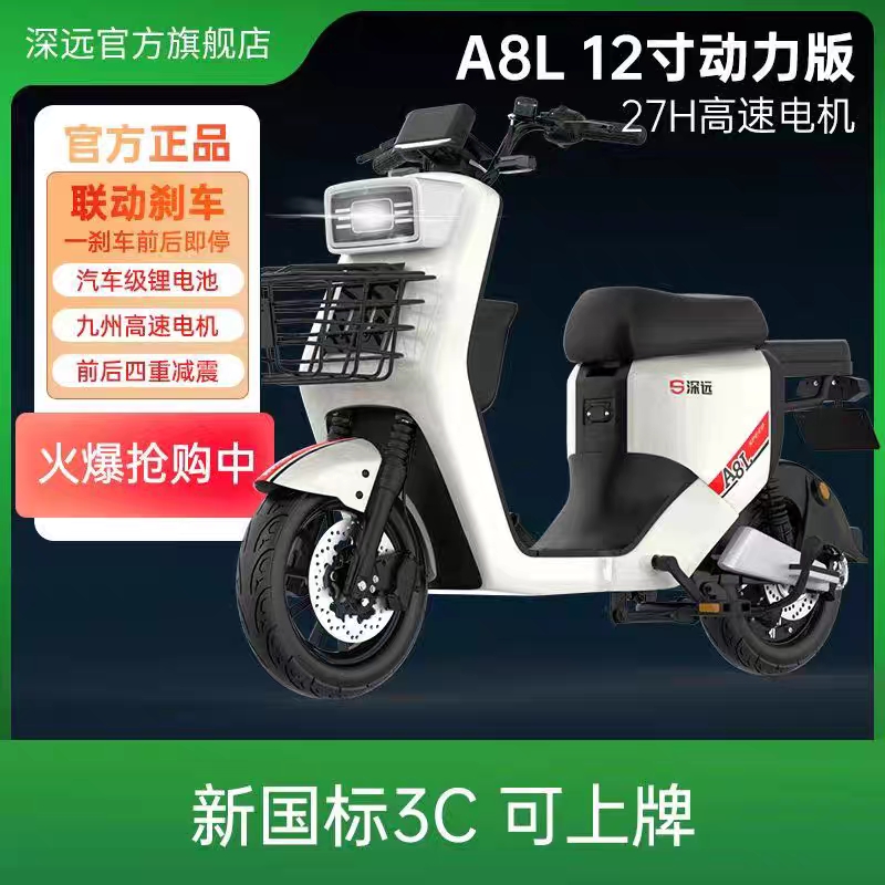 深远009 A8电动车原厂全部配件外观车壳座包电池仓电机避震损坏