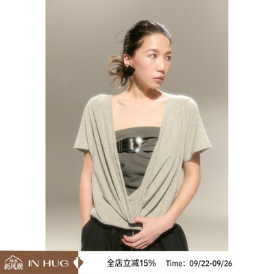 饰12InHug/哑光牛皮纯银耳饰
